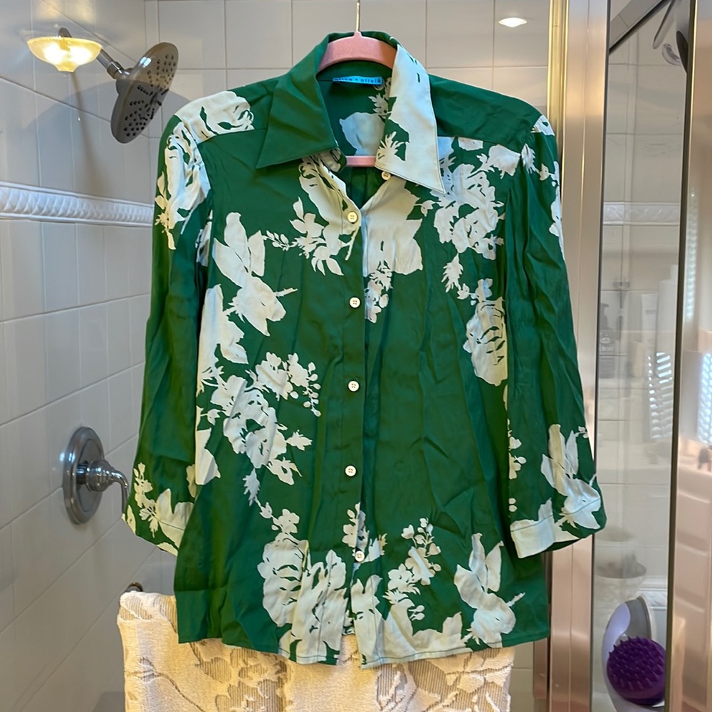 Alice and Olivia silk blouse